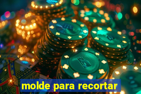 molde para recortar